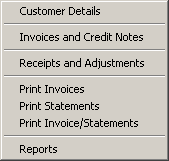 debtors menu